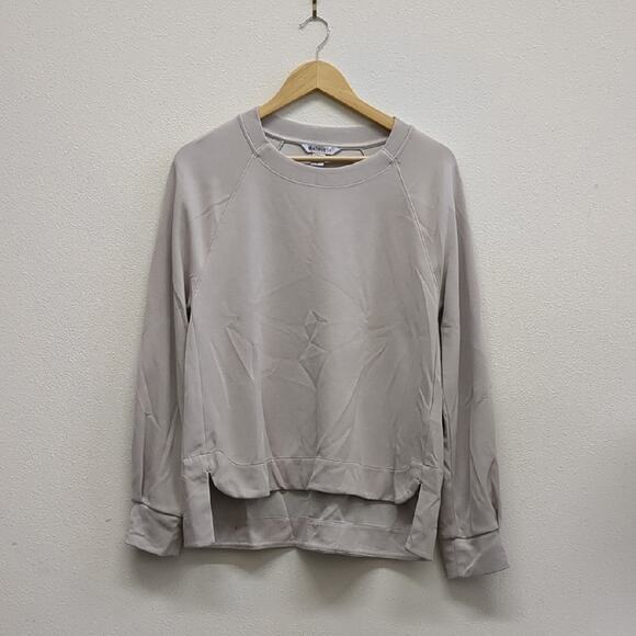 Athleta Gray Sweatshirt for Cozy Comfort and Stylish Layering size Large - Picture 2 of 5